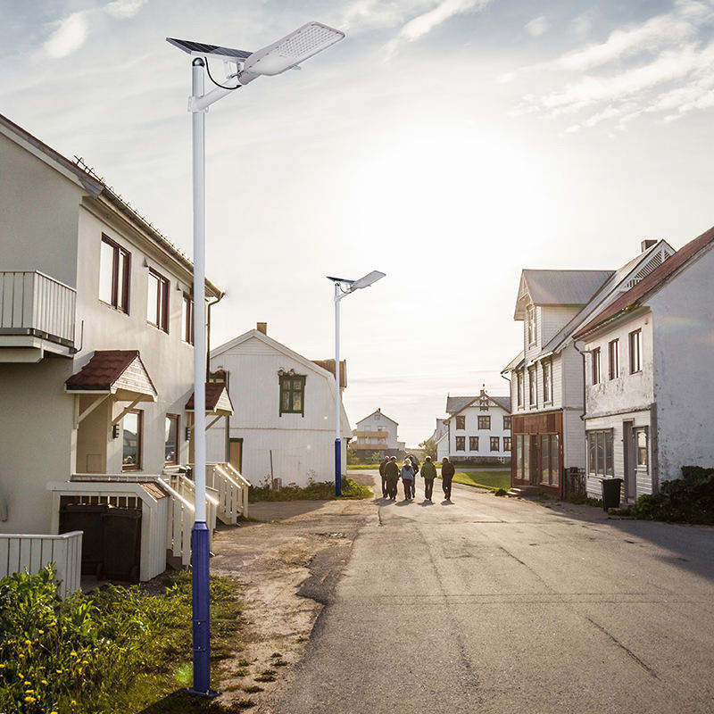 120° Beam Angle Commercial Outdoor Solar Street Light System 10w 20w 30w 40w 50w 100w