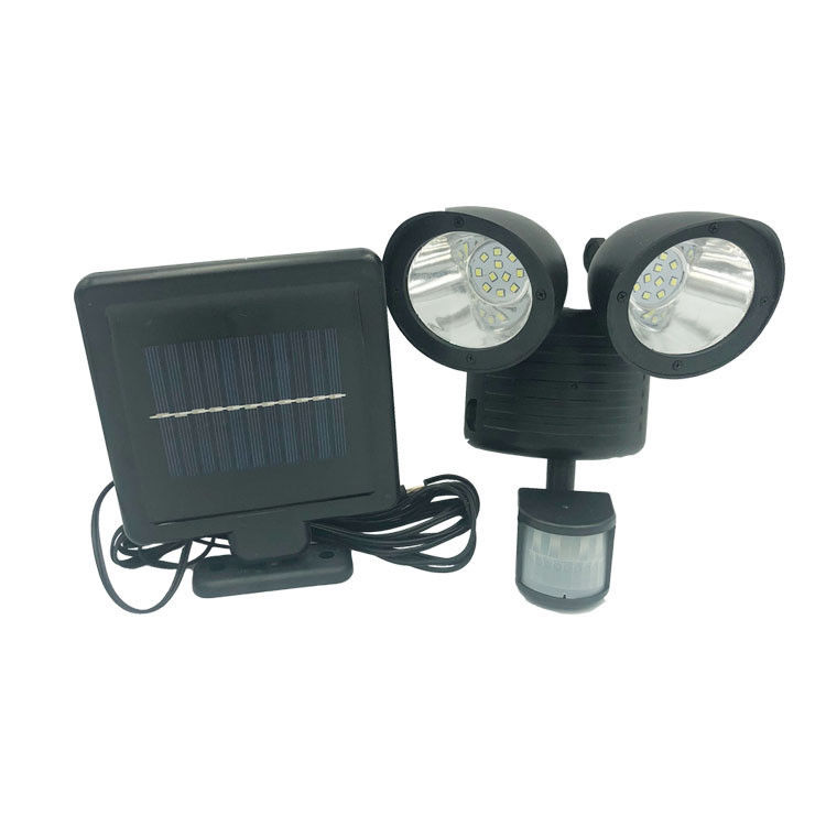 50000 Hours Lifespan 22LED Human Body Sensor Solar Security Light for Outdoor Pathway