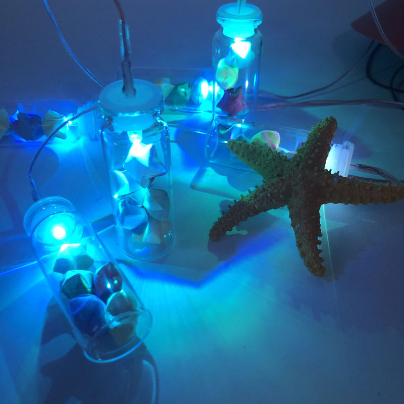 Multi-color Smart LED Solar Wind Chime Lamp for Outdoor Garden Lighting 50000 Hours