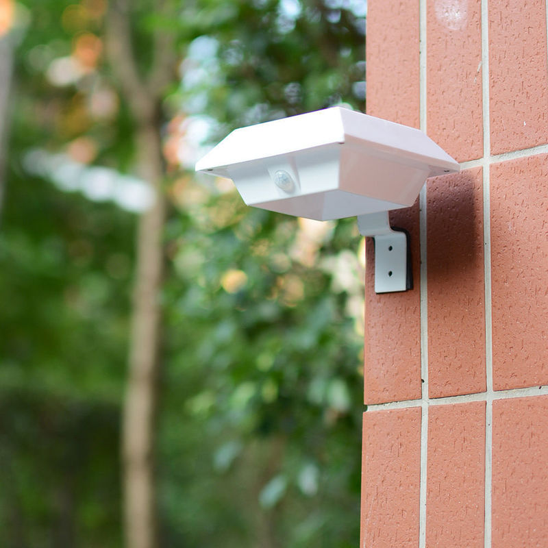 Customization 4 LED Outdoor Wall Solar Light for Home Garden 50000 Hours Working Time