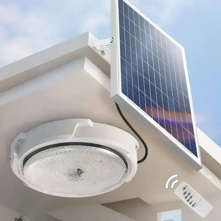 20-300w Intelligent Solar Led Ceiling Light With Solar Panel for Indoor and Outdoor