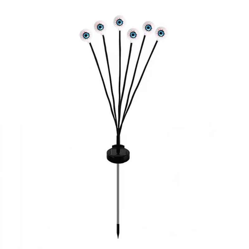 Outdoor Garden Glow LED Solar Eyeball Light for Halloween Christmas Decorative String