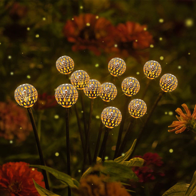 Outdoor Waterproof Solar Light Solar Firefly Lamp for Garden Lawn Outdoor Decor