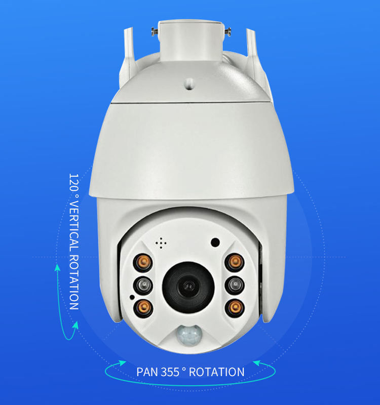WiFi/4G Network Supply Mode Solar Flood Light With CCTV Camera For Outdoor Lighting