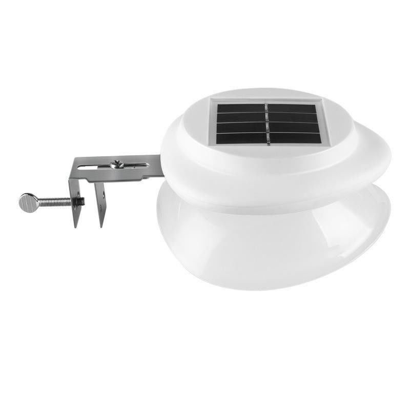 Waterproof LED Solar Powered Fence Lamp 100lm/w ABS PC Garden Light for Patio Backyard