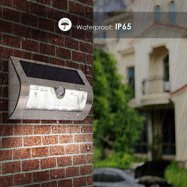 Road Yard Motion Security Led Wall Lamp with 1- and High Color Rendering Index Ra 90