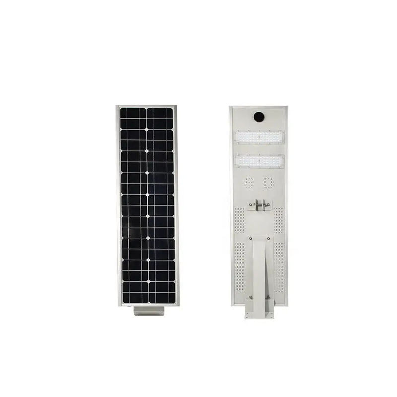 30W 40W 120W All In One IP65 Lithium Battery Powered Self Cleaning Solar Street Light
