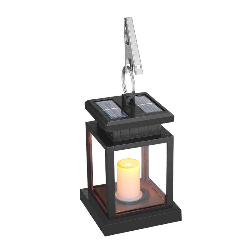One Solar Landscape Light for Retro Atmosphere Outdoor Waterproof Candle Light Garden