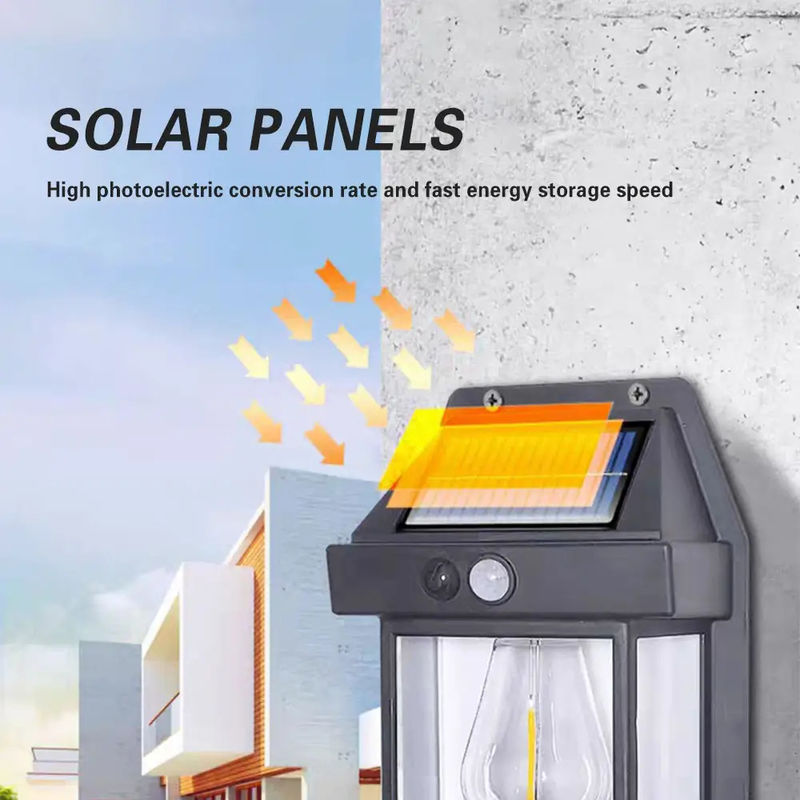 Solar Panel Light Outdoor Solar Led Lamp With Motion Sensor Wall Lights Ip65 Waterproof