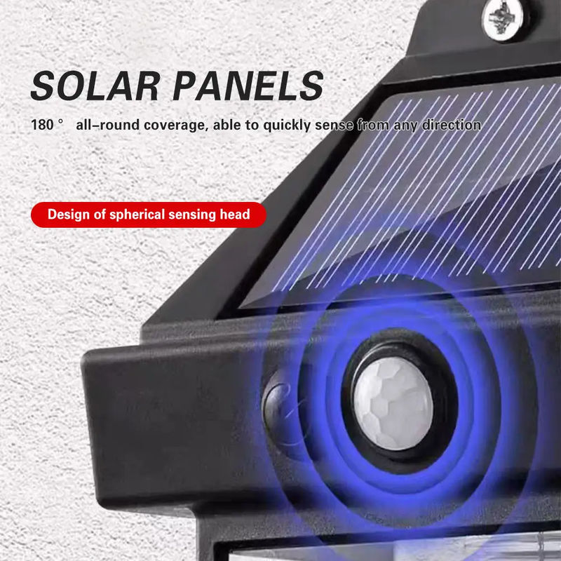 Solar Panel Light Outdoor Solar Led Lamp With Motion Sensor Wall Lights Ip65 Waterproof