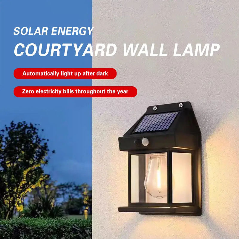 Solar Panel Light Outdoor Solar Led Lamp With Motion Sensor Wall Lights Ip65 Waterproof
