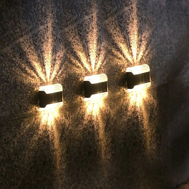 80 Luces Solares Wall Mounted Lamp Led Solar Lights for Outdoor Garden Decoration