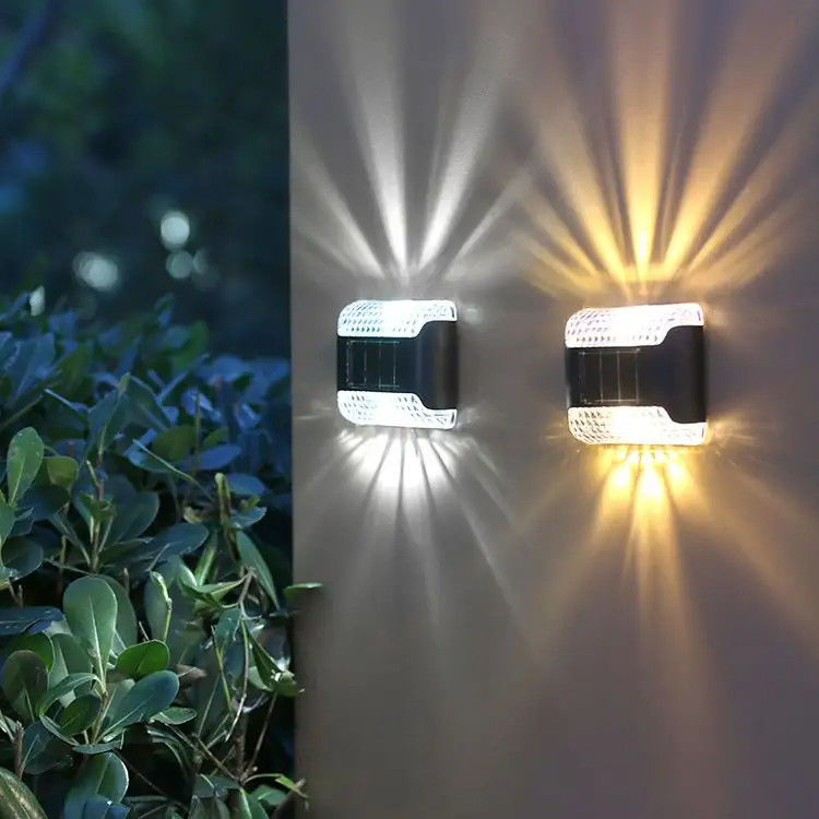 80 Luces Solares Wall Mounted Lamp Led Solar Lights for Outdoor Garden Decoration