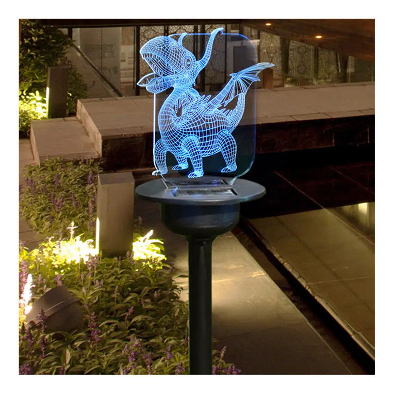 90lm Solar Acrylic Lawn Lamp for Courtyard Floor Insertion in IP65 Waterproof Design
