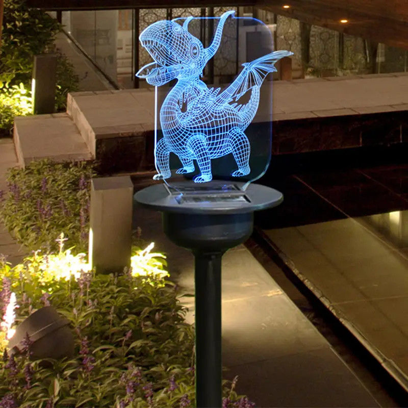 90lm Solar Acrylic Lawn Lamp for Courtyard Floor Insertion in IP65 Waterproof Design