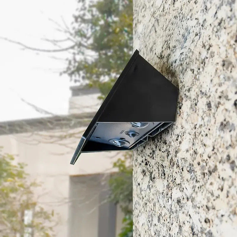 IP54 Waterproof Decorative Outdoor Led Solar Wall Light for Balcony Stair Patio Spot Light