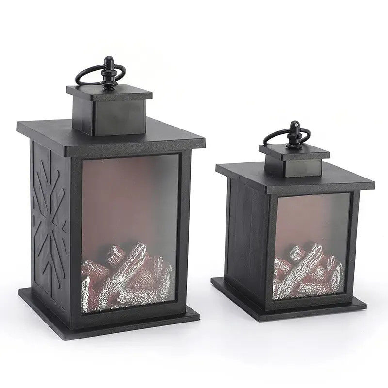 Project Installation Solar Power Supply Led Night Lights with Superior Flame Effect Light