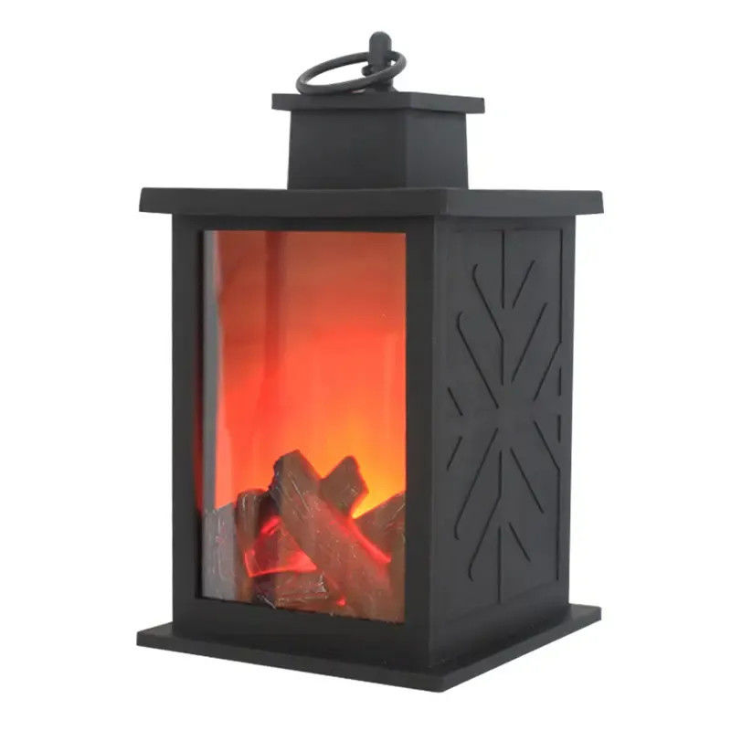 Project Installation Solar Power Supply Led Night Lights with Superior Flame Effect Light