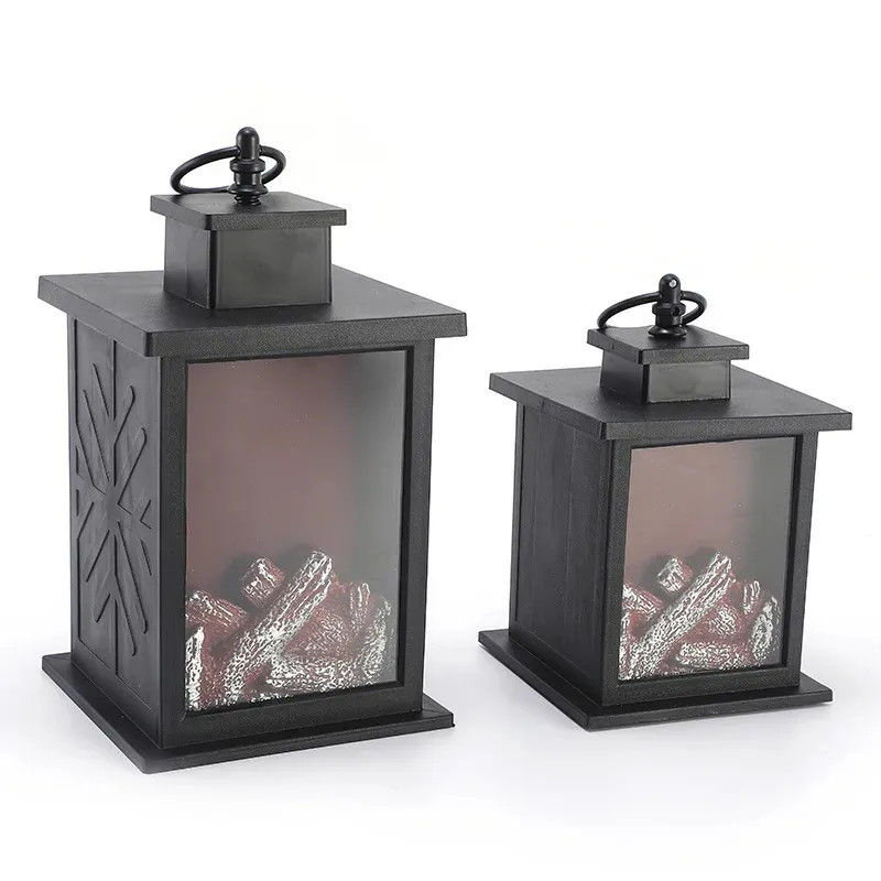 Project Installation Solar Power Supply Led Night Lights with Superior Flame Effect Light