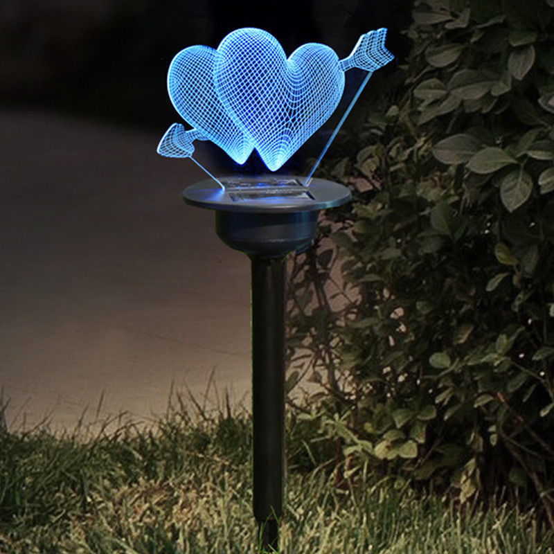 Outdoor Ip65 Waterproof Solar Led Lawn Lamp for Courtyard Decor Garden Pathway Lighting
