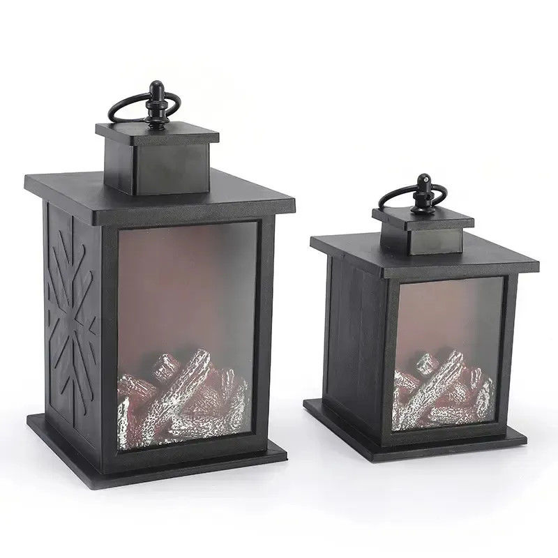 Support Dimmer NO Charcoal Fire Flamelight ABS Fireplace Lamp Nightlight Decor Light