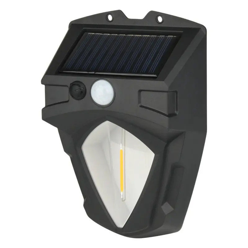 50000 Hours Lifespan Outdoor Solar Wall Light with Motion Sensor and LED Light Source