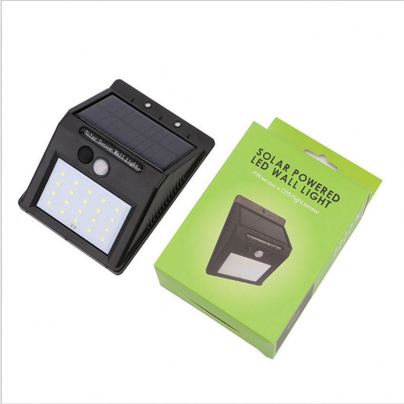 120° Beam Angle Outdoors Solar Garden Lamp LED Security Night Lights With Motion Sensor