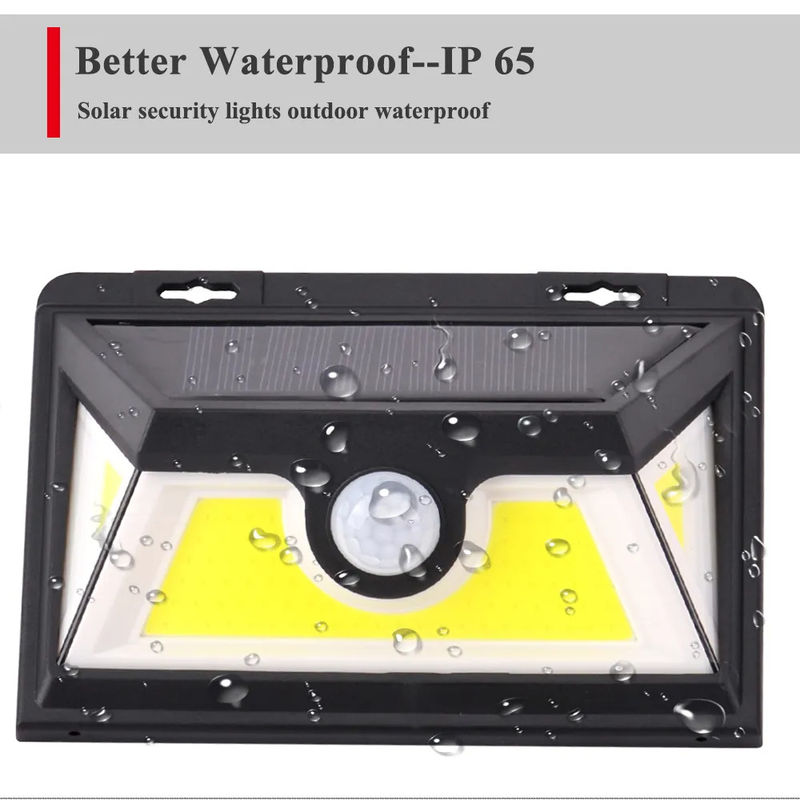 IP65 Waterproof LED Solar Wall Light with Motion Sensor Modern Solar Security Light