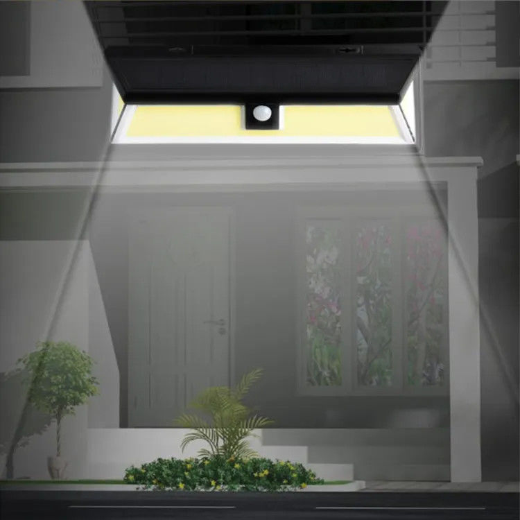 180 Led Cob Solar Lights Outdoor Wireless Motion Sensor Wall Security Light
