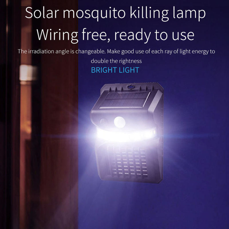 LED Solar Garden Wall Light 1000lm IP65 Waterproof PIR Motion Sensor Security Light