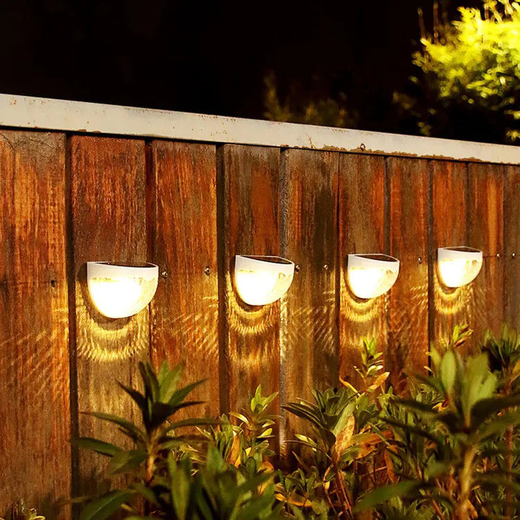 85lm/w Lamp Luminous Efficiency Solar Garden Light for Decorative Semi-Circular Yard