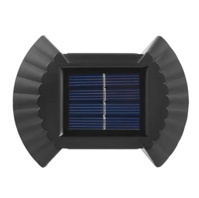Warm White Solar Powered LED Wall Lights for Garden Patio Garage Driveway Up Down Lamp