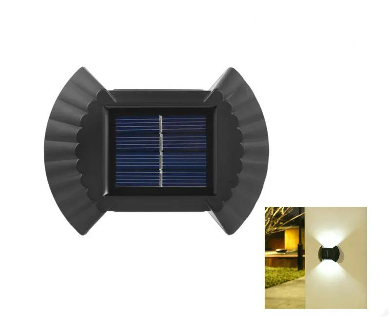 80 Ra Color Rendering Index Solar Wall Light for Balcony Yard Garden Decor Waterproof