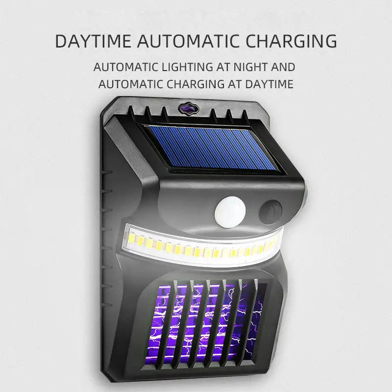 Constant Light Solar Mosquito Killer Light for Outdoor Garden 3-4 Hours Working Time