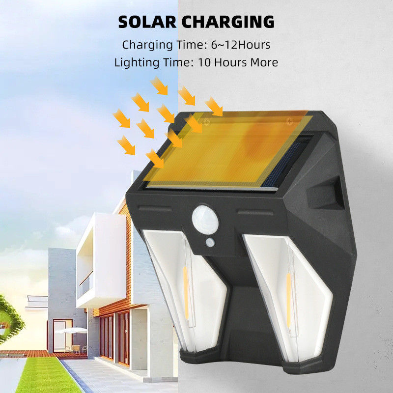 Multipurpose Solar Power Wall Lights Outdoor Motion Sensor Human Induction Adjustable Head
