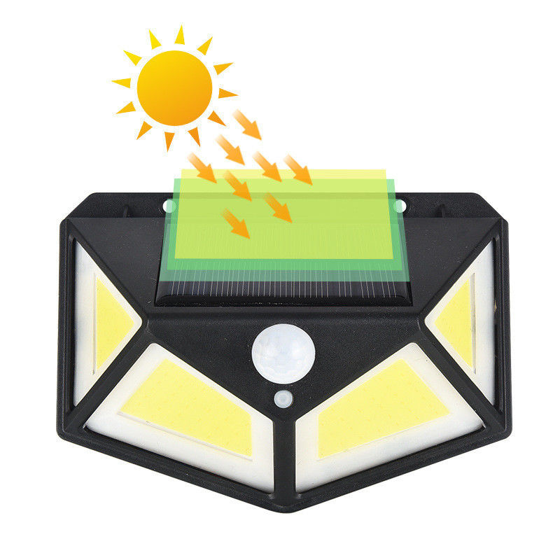 Solar Powered 48 Cob Led Motion Sensor Security Wall Light Directly Provided By The