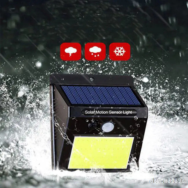 Waterproof 20 LED Solar Wall Light with Motion Sensor and 5000K Color Temperature