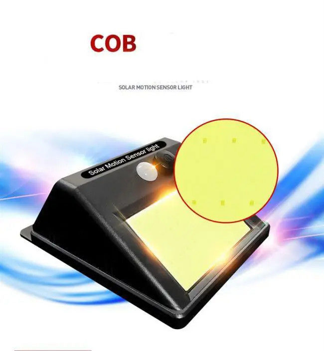Waterproof 20 LED Solar Wall Light with Motion Sensor and 5000K Color Temperature